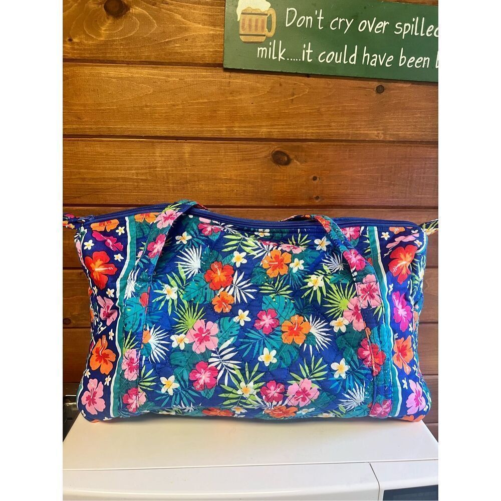 No Brand Floral  Large Tote Bag Large NWOT